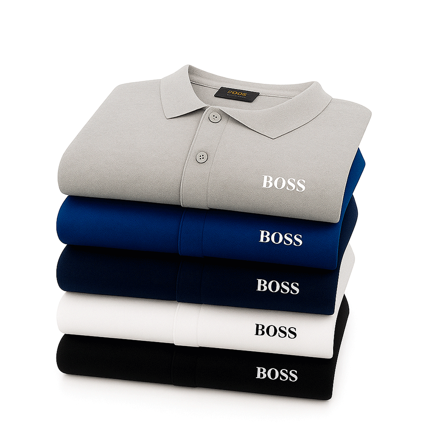 [KAUF 3, ERHALTE 5] Premiere Polo-Shirt-Set – 5 Premium-Polos